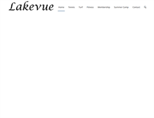 Tablet Screenshot of lakevue.com